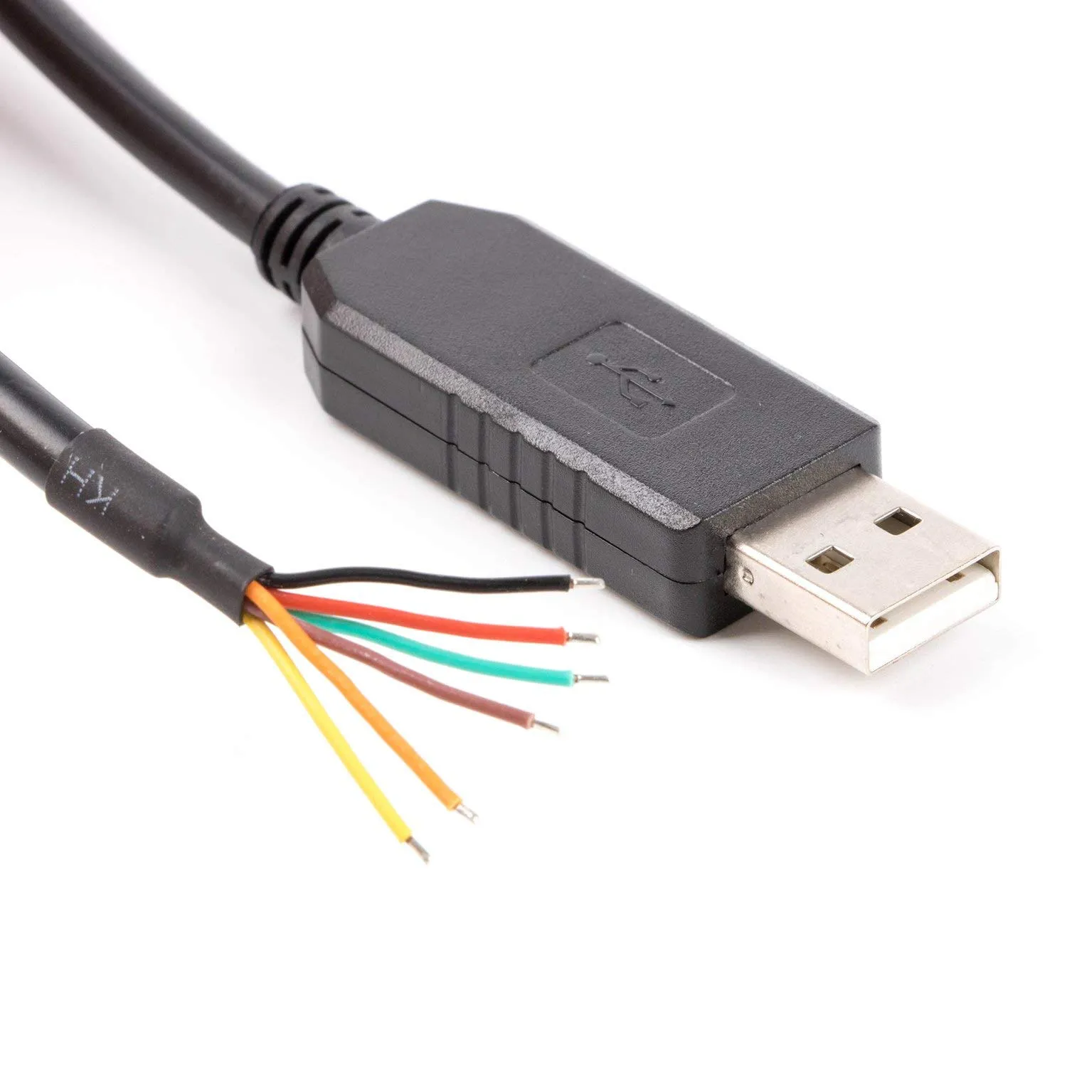 6FT FTDI FT232RL USB tot 5V TTL UART Seriële kabel TTL-232R-5V WIJ WIJ KABEL DRAAD EIND TTL-232R-3V3-WE COMPATIBLE