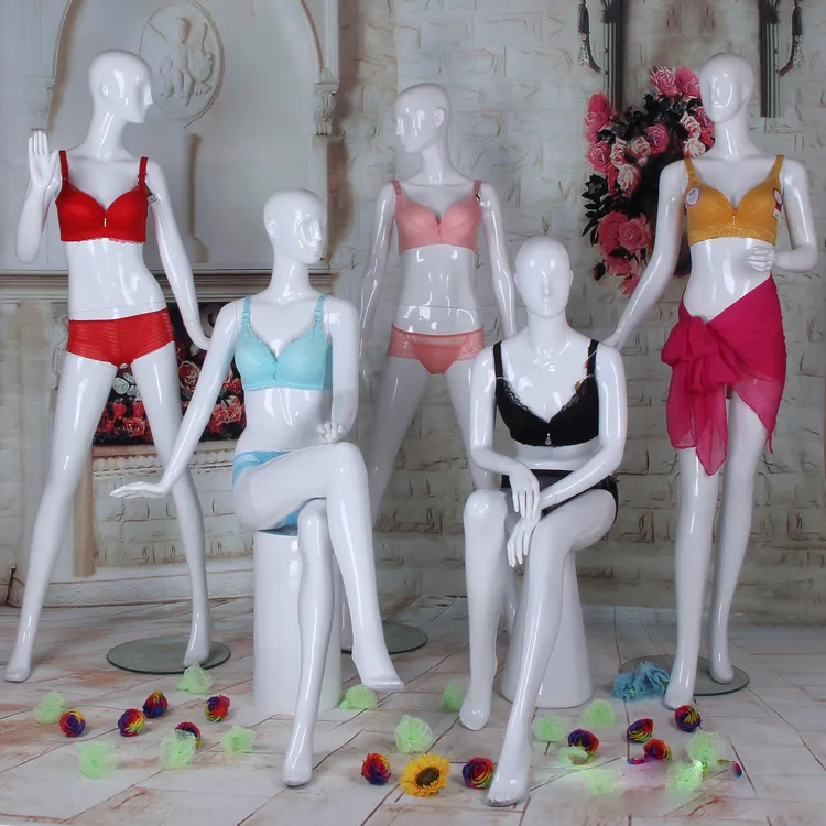 Nouveau Mannequin femme à la mode meilleure qualité nouveauté en fibre de verre brillant blanc Mannequin offre spéciale