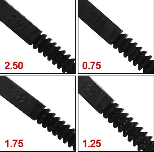 Высокое качество Multi-спецификации 0.75 / 1 / 1.25 мини-резьба деревообрабатывающие ротационные файлы мелкий зуб мульти-образный DIY ручка стали файлы инструменты для ремонта