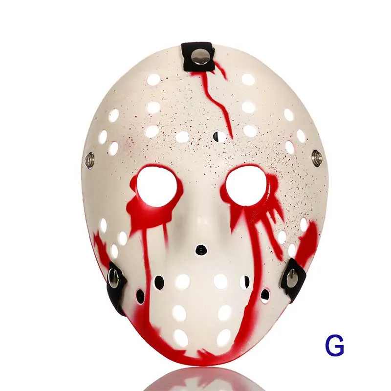 Jason Mask 9 f￤rger Full Face Antique Killer Mask Jason vs Friday den 13: e prop skr￤ckhockey halloween kostym cosplay mask