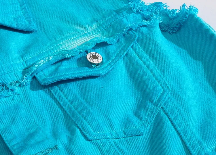 청바지 조끼 망 데님 재킷 민소매 바이커 큰 소년 조끼 겉옷 2018 고품질