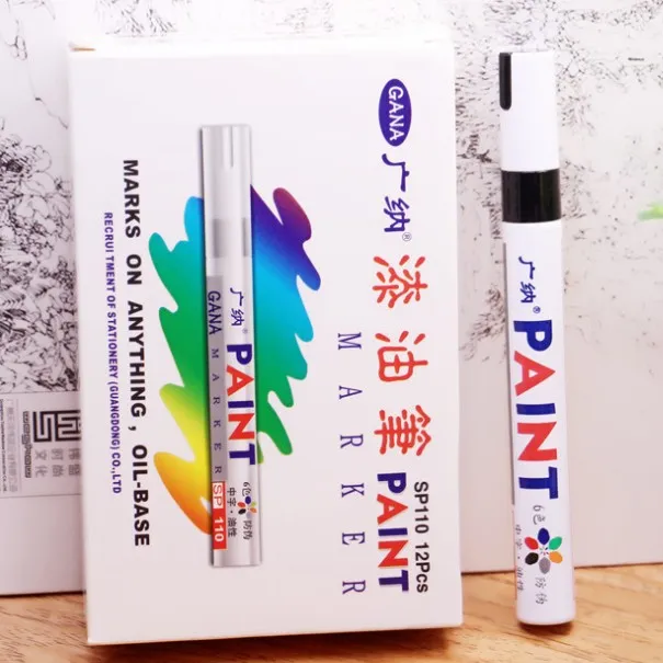 Wholesale Colorful 7 Types Of Plastic Paint Pen Set In Red, Black, Pink,  Purple, Orange, And Blue From Giftstore888, $0.3
