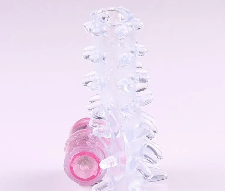 jouets sexuels coquille de crevette chenille secouant anneau cristal en forme de serrure pénis fin anneau de retard de choc masculin