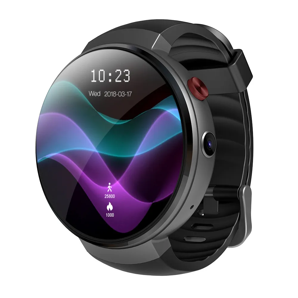 MTK6737 4G LTE Round Shape Smartwatch With GPS WIFI OTA 1GB RAM