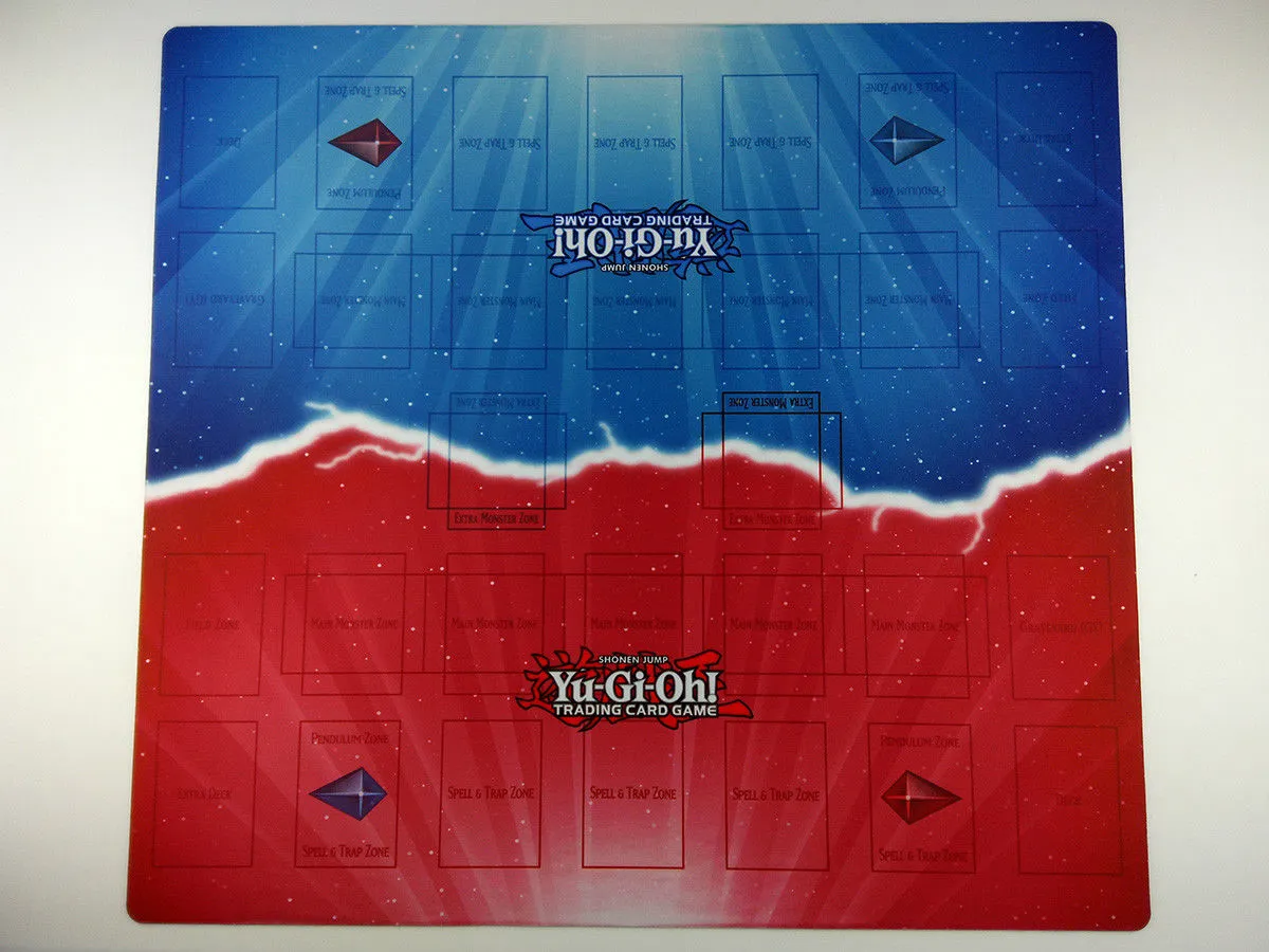 Yugioh 2-Player Master Rule 4 Länk anpassade Playmat Tarding Card spel Vår design Gratis frakt