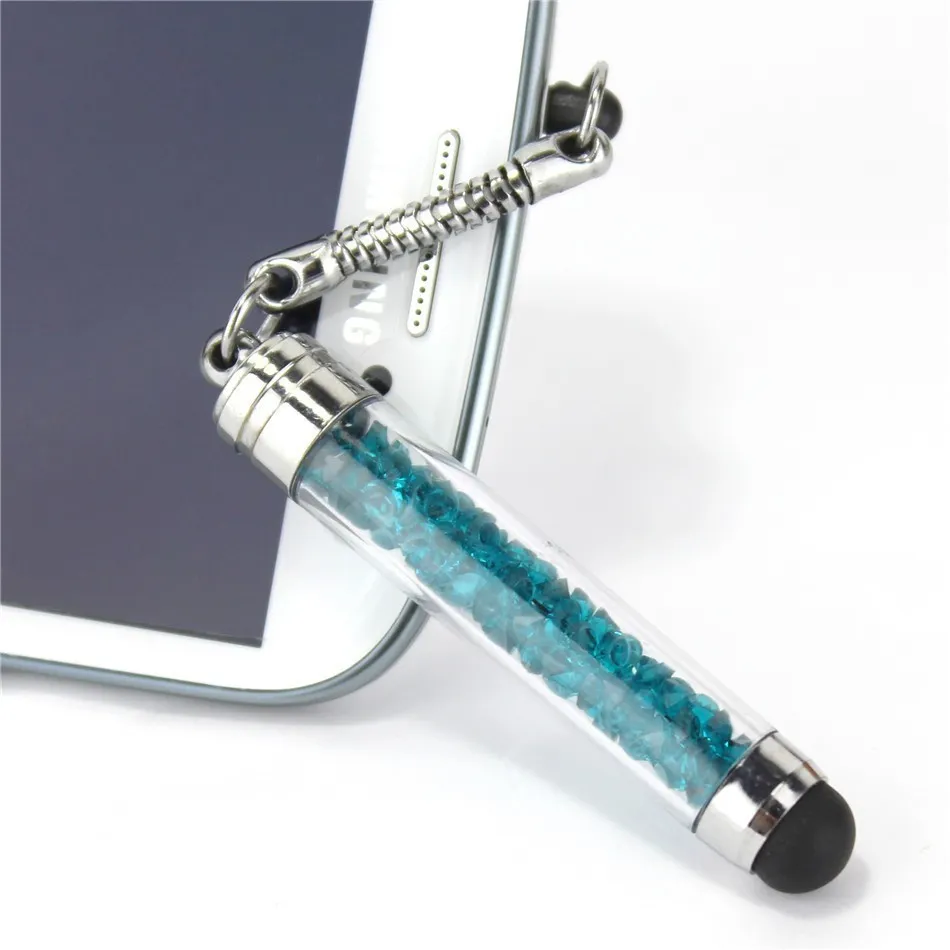 Плюс эластичный капационерный экран касания ручка Bling Crystal стилус слинг для iPhone 6S 7 8 таблеток Samsung