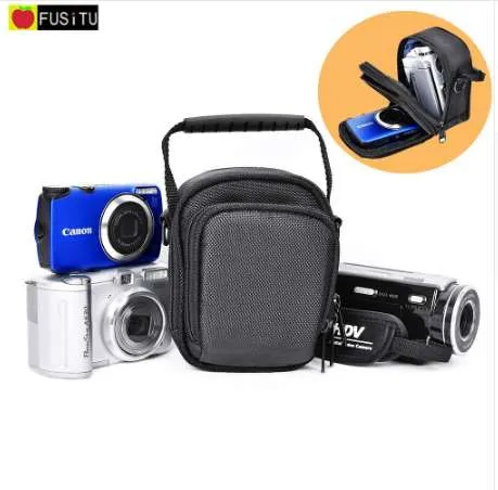 Fusitu kamera väska Fotografi Foto Video Väska till HDV-kamera Canon PowerShot SX730 A630 HS G7X G9X Mark II 2 SX150 Olympus TG5