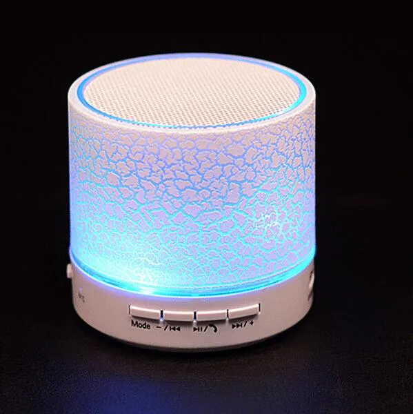 Bluetooth-högtalare LED A9 S10 Trådlös högtalare Händer Bärbar Mini Högtalare Gratis TF USB FM Support SD-kort PC med MIC