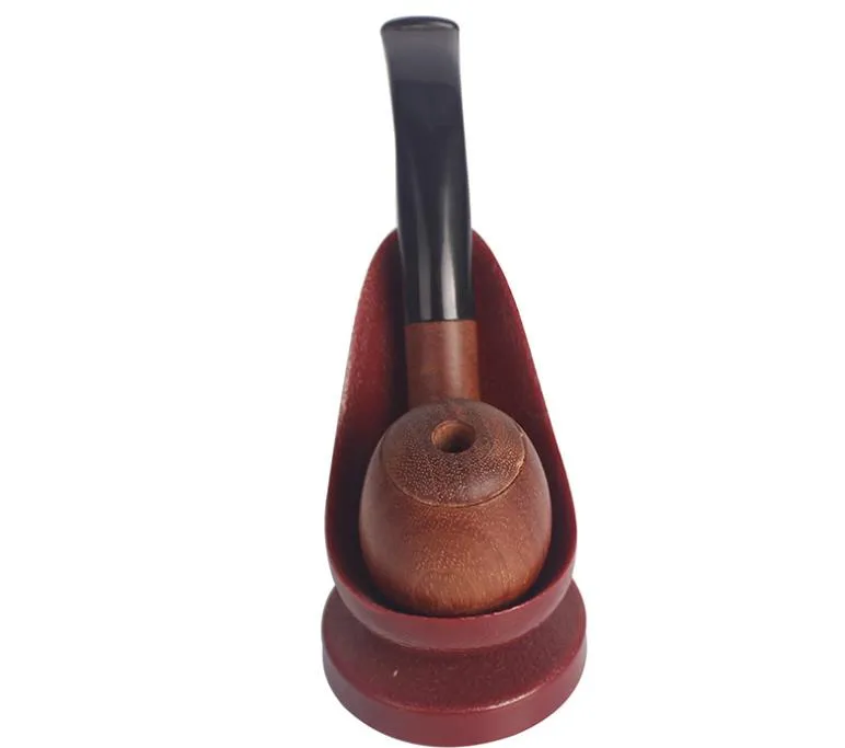 New dual purpose portable convertible tobacco pipe, mahogany curved smoking tool, hammer, red sandalwood pipe