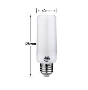 E27 E14 LED Fiamma Lampadine effetto fiamma 2835 Luci creative Emulazione scintillante Decorazione natalizia Lampada a fiamma 2 Modalità + Gravità