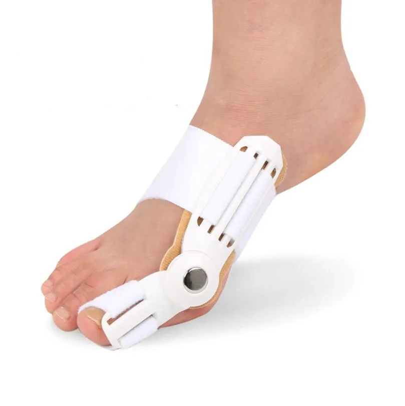 화이트 Hallux Valgus 큰 뼈 발가락 Bunion 부목 교정기 발 치료 큰 뼈 교정 도구 LX2251