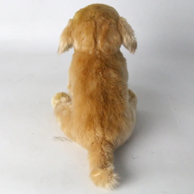 Dorimytrader kwaliteit zacht dier Labrador knuffel knuffels hond pop voor baby cadeau auto decoratie 13x11x11cm DY501297981406