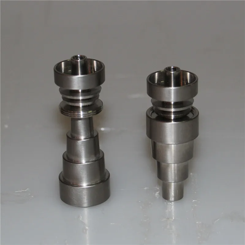 Ensemble d'outils à main 10mm 14mm 18mm Domeless Gr2 Titanium Nail Carb Cap pot en silicone pour verre Bong Oil Rigs