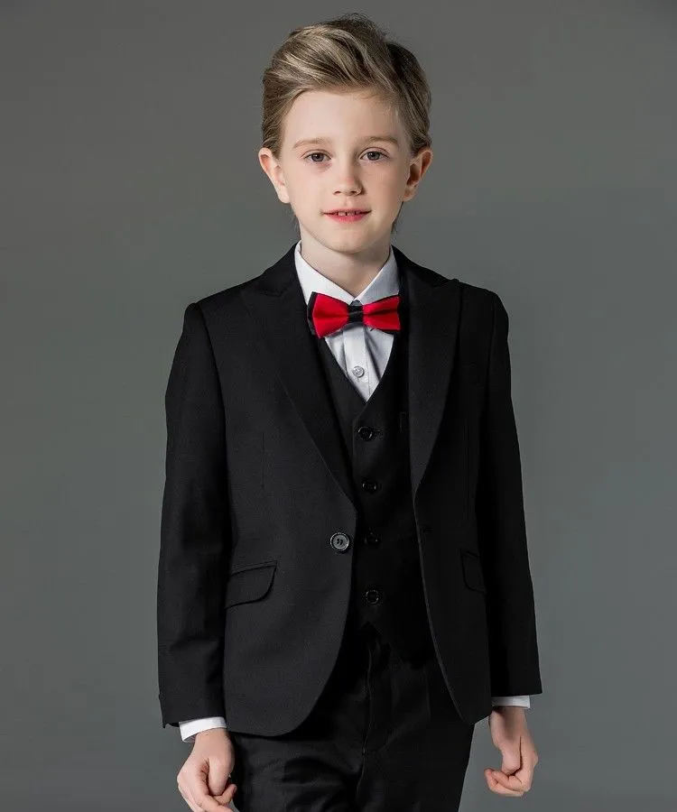 Nuevo Traje Formal Para Niños Trajes Para Niños Flor Niños Boda Esmoquin Trajes De 3 Página Fiesta Para Niños Formal Personalizado De 74,67 € | DHgate