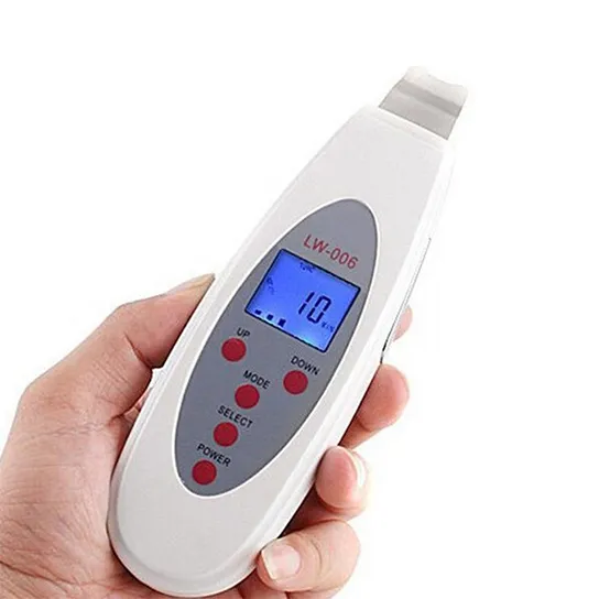 Nettoyant ultrasonique pour la peau LCD, épurateur pour le visage, nettoyage de l'acné, nettoyeur des pores, Peeling, lifting du visage, masseur, Machine de beauté