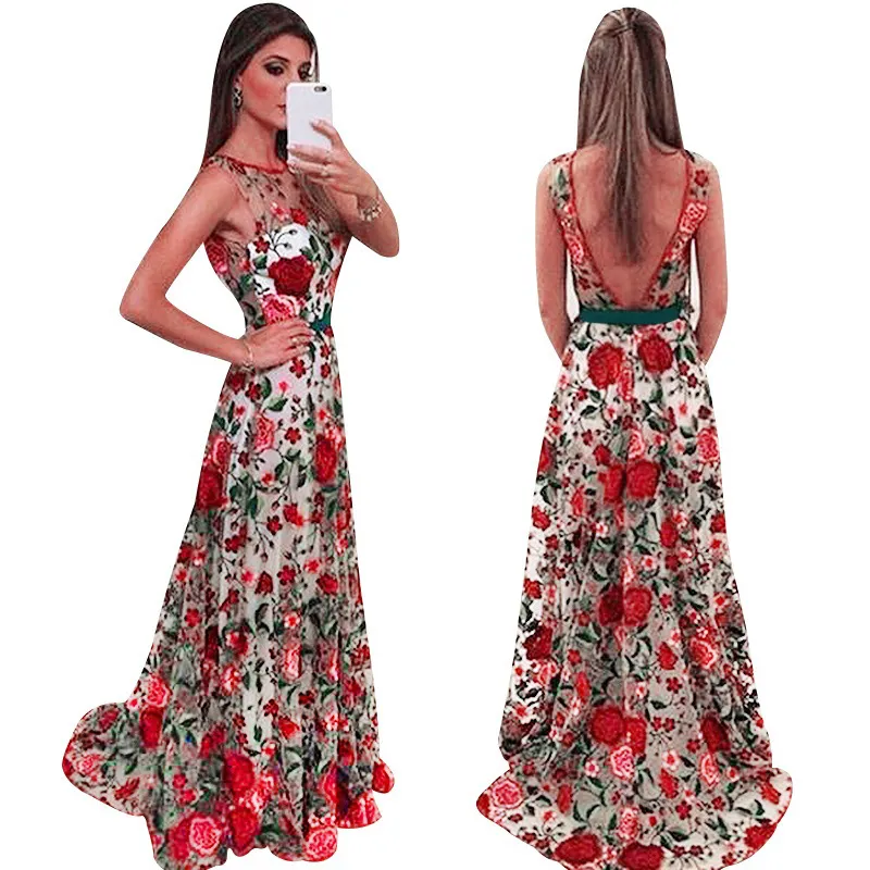 2018 Party Embroidery Dresses Ruway Floral Bohemian Flower Embroidered  Vintage Boho Mesh Embroidery Dresses For Women Vestidos From Brielle22,  $18.73 | DHgate.Com
