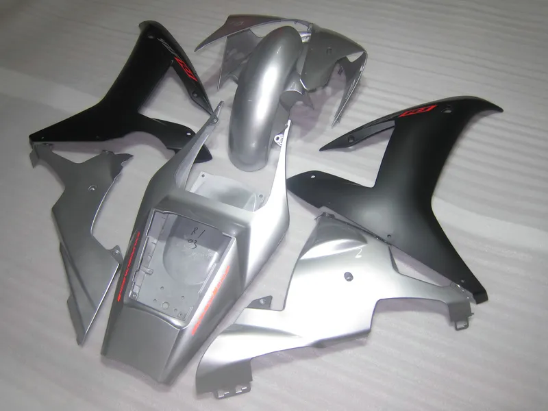 7gifts Fairing kit for Yamaha YZF R1 2002 2003 black silver fairings set YZF R1 02 03 VB57