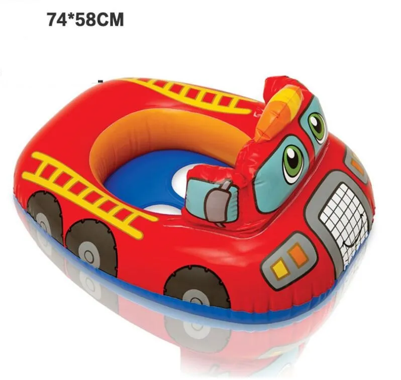 Colchón Hinchable Para Piscina - Anillo De Dibujos Animados Para Niños, Flotador Para Playas Y Fiestas