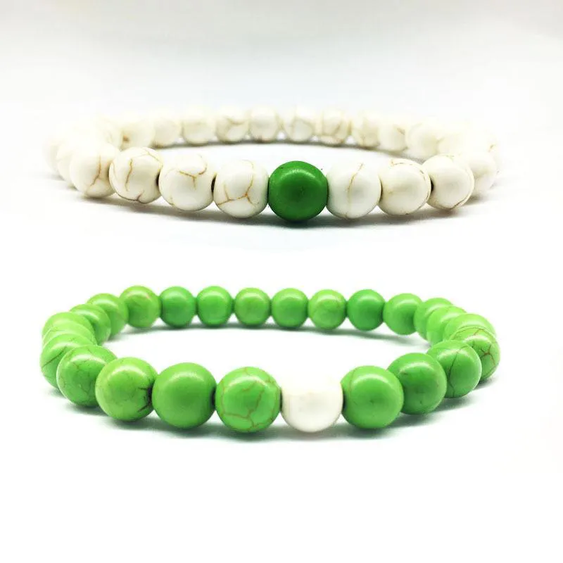 Gran oferta, nueva pulsera de Yoga de 8mm, pulsera curativa, cuentas Mala, joyería de Chakra, pulseras con dijes para amantes de la piedra Natural