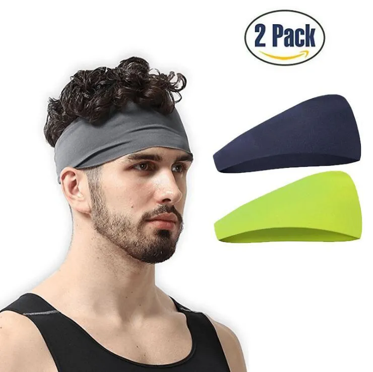 Anti Sweat Sports Headband For Running & Cycling Absorbent, Quick