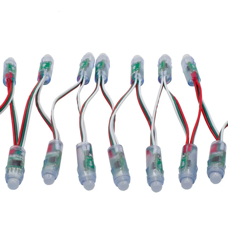 Modules de lumière de pixel numérique WS2811, entrée polychrome DC 5V, LED étanche IP68, cordes rvb 5701781