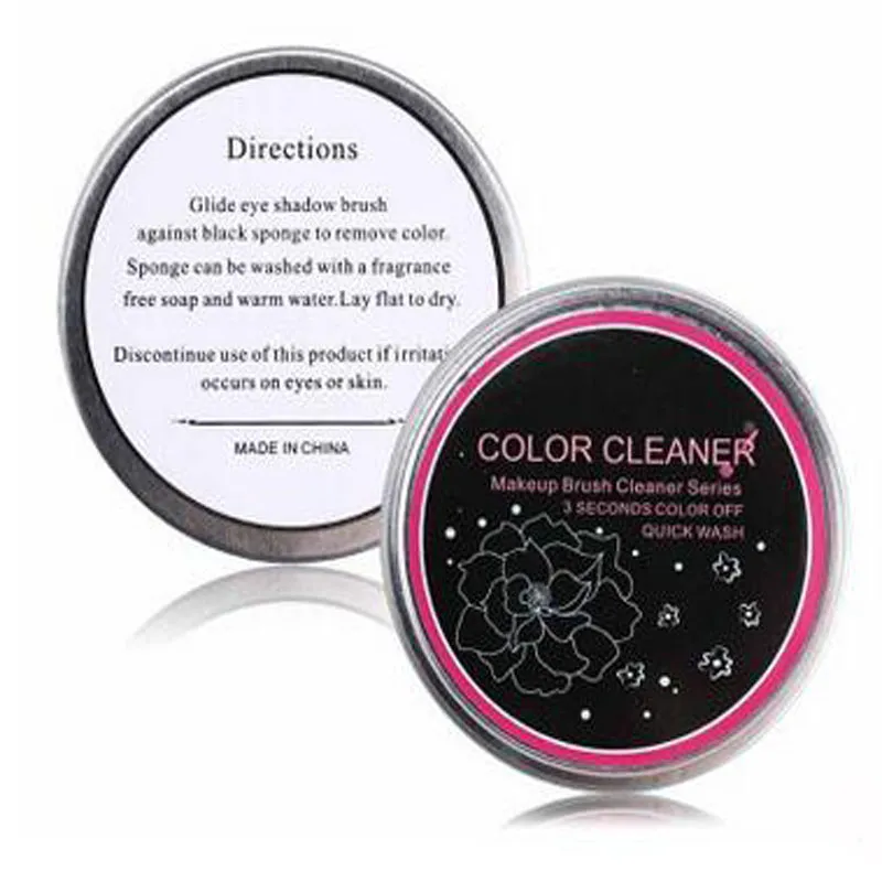 Cor limpador esponja maquiagem escova de limpeza caixa ferramenta cosméticos escova remoção de cor seco limpo escova limpeza compõem tool8246843