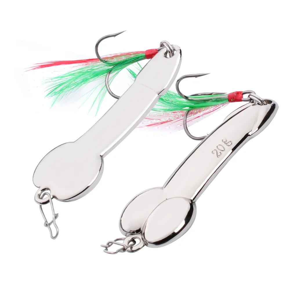 Colher isca de pesca metal jig isca crankbait fundição colheres com penas ganchos agudos para truta baixo spinner baits8464230