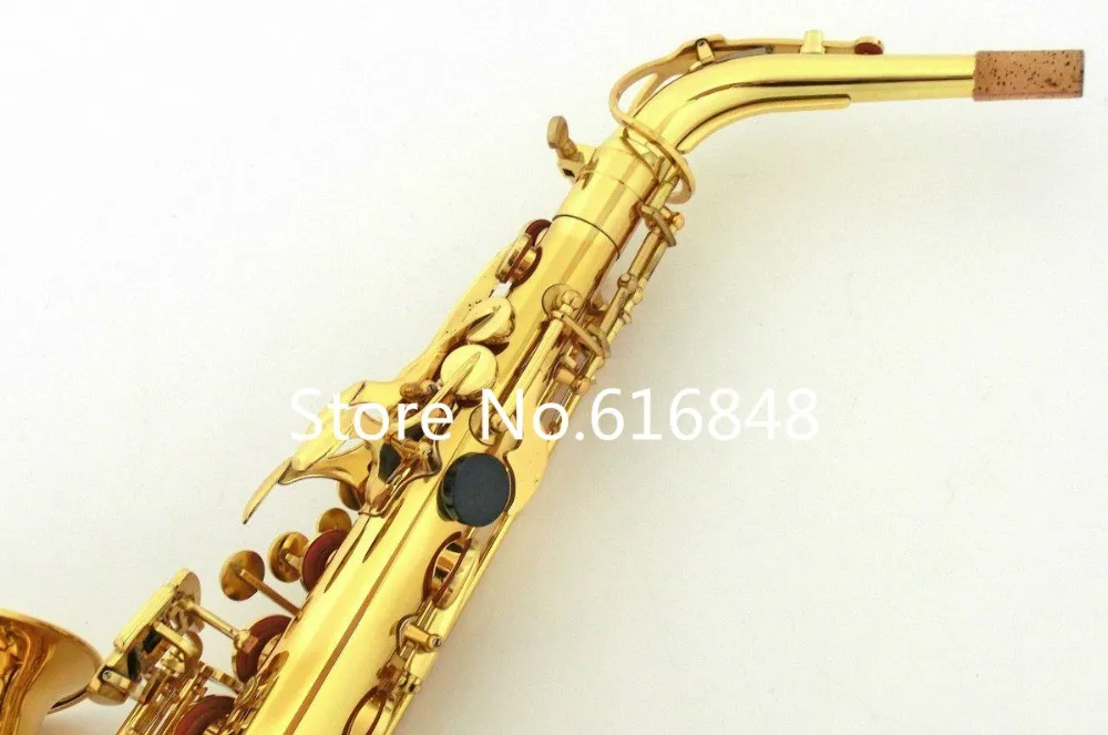 ALTO EFLAT JUPITER JAS567 EB TUN SAXOPHONE ALTO BRASS GOLDPLATED SAX Konsertinstrument med munstycken Case8730160