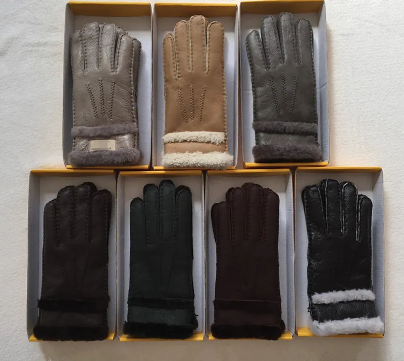 Классические высококачественные женские шерстяные перчатки модный дизайнер теплый выход из спорта Mittle Multi Color по желанию бесплатно бесплатно