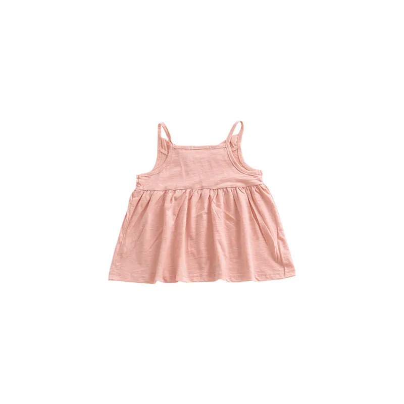 2018 neue Mädchen Kleidung Baby Slip Kleid Schöne Sommer Rüschen Baby Mädchen Kleider Casual Baumwolle Mädchen Kleidung Kleinkind Mädchen Tops Kinder Kleidung