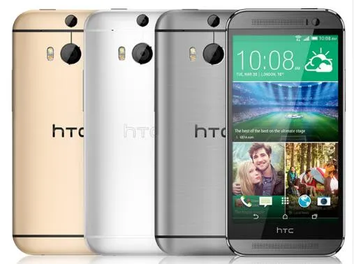 원래 HTC 한 M8 잠금 해제 GSM / WCDMA / LTE 쿼드 코어 RAM 2 기가 바이트 휴대 전화 HTC M8 5.0 인치 3 카메라는 전화를 단장