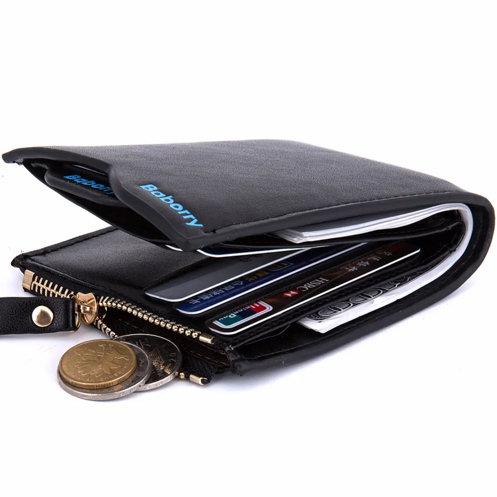 new 2016 men wallets Coin purse mens wallet male money purses Soft Card Case New classic soild pattern designer wallet 385-5