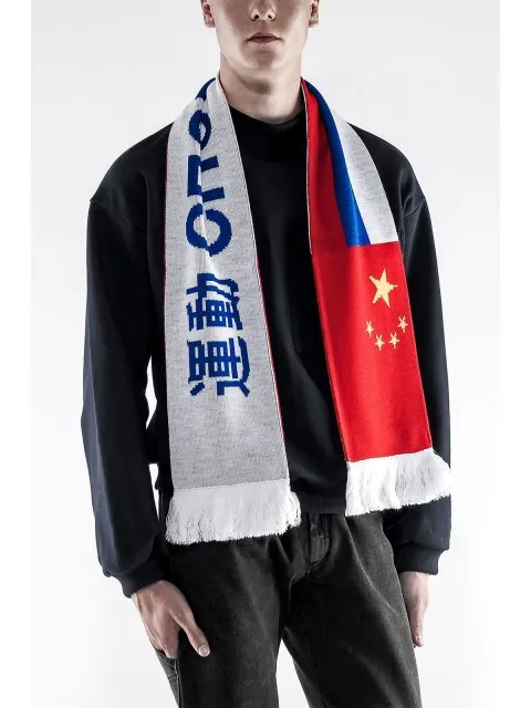 Gosha Man Kvinnor Designer Vinter Höst Halsduk Bokstäver Stickad Varm yllesjal Man Kvinna Lång Lång Scarf Gratis Frakt