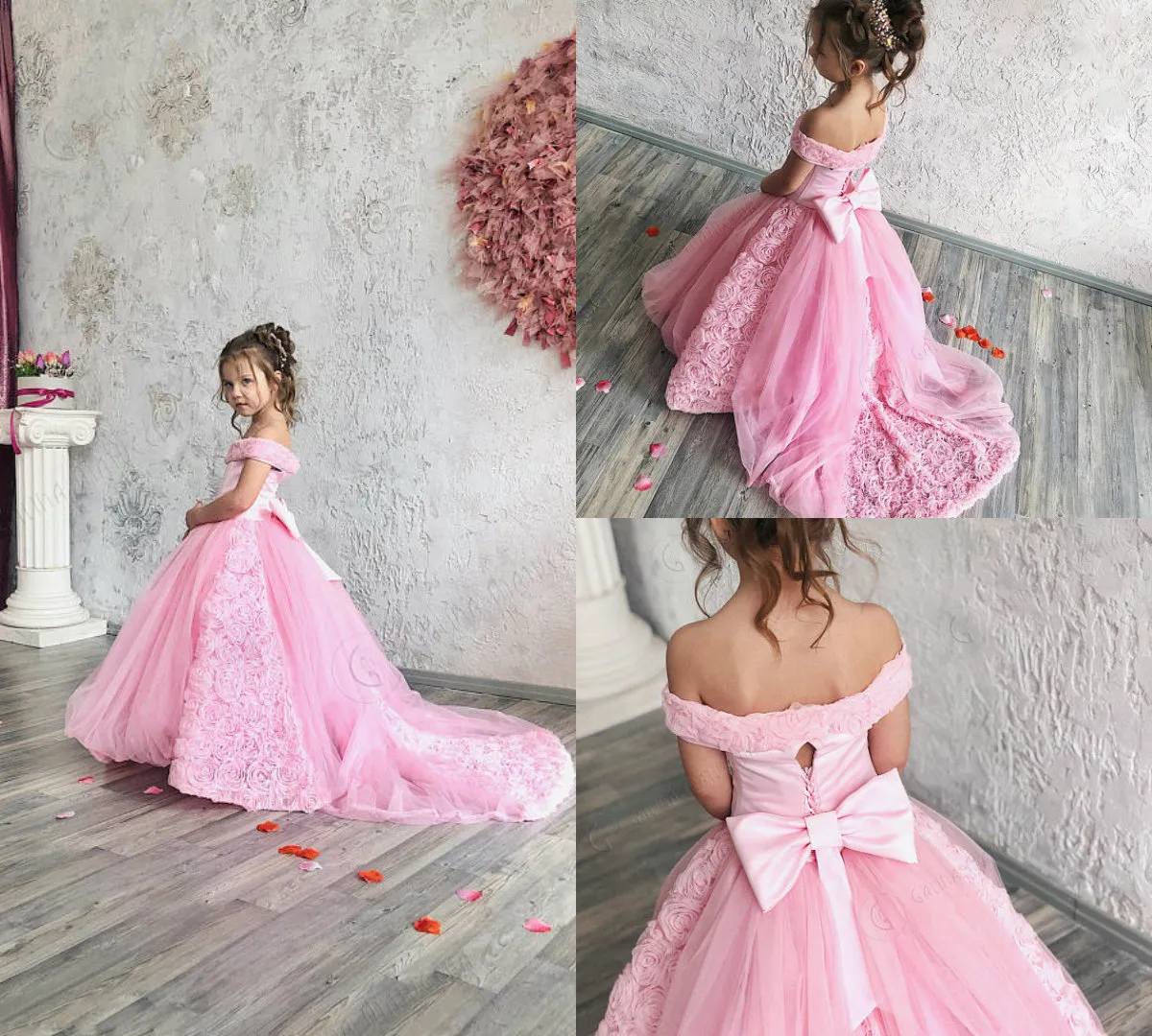 Cute Evening Dresses 2023 Organza Pink Sweetheart Short Puff Sleeves Ball  Gowns Women Simple Sexy Side Split Organza Party Dress