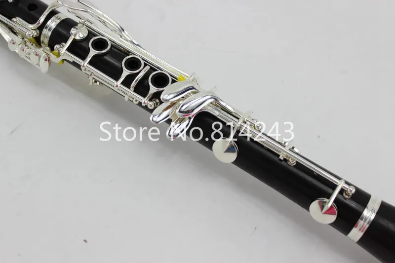 MARGEWATE Falling Tune A Tone Brand Woodwind Instruments 17 Keys Clarinet Silver Plated Key High Quality Musical Instruments With Case