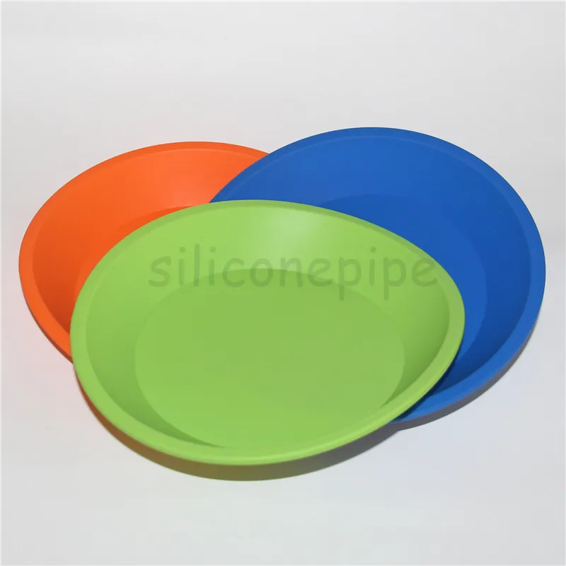 popolare grande contenitore piatti profondi in silicone vassoio 8 contenitori cera bho in silicone bocchino in silicone cera da pipa bong8095097