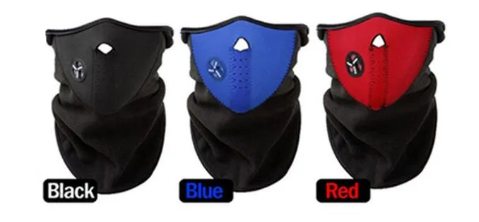 New Outdoor Sports Fleece Face Mask Winter Ski Snowboard Hood Windproof Neck Warm Motorcycle Cycling Cap Hat Bicyle Thermal Scarf