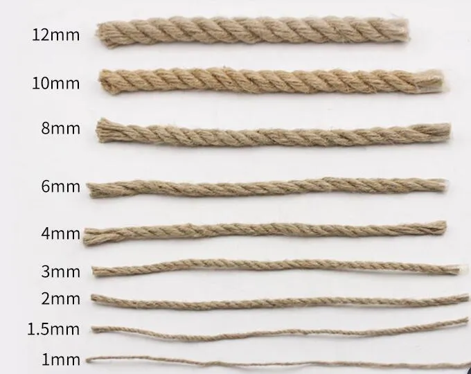 Wholesale Handmade Hemp Rope Set Decorative Linen Knitting Material, Tag,  Packaging, Binding, Thin Ropes For DIY Projects From Hcpx123, $11.58