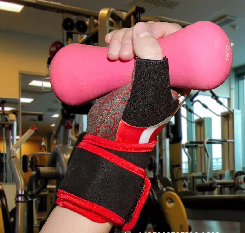 Boodun Men Women Half Finger Gym Gloves CrossFit Fitness Dumbbell Gloves Body Building Weight Lifting Wrist Gloves for Musculatio296V