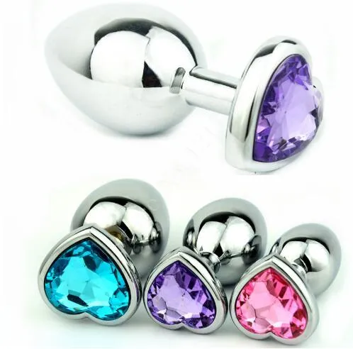 Heart Base Button Metal Butt Plug Anal Plug Sex... From Sellerluky, $2.29 |  DHgate.Com