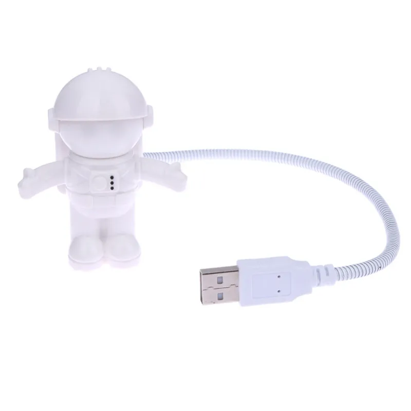 Ny Astronaut Spaceman USB LED Justerbar nattljus USB-gadgets för dator PC-lampa Bästa pris