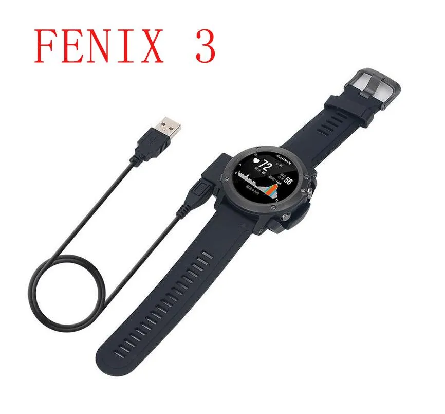 حار ل Garmin Fenix3 HR Quatix3 شحن كابل ل Garmin Fenix ​​3 Multisport GPS ووتش شاحن USB قفص الاتهام مزامنة البيانات