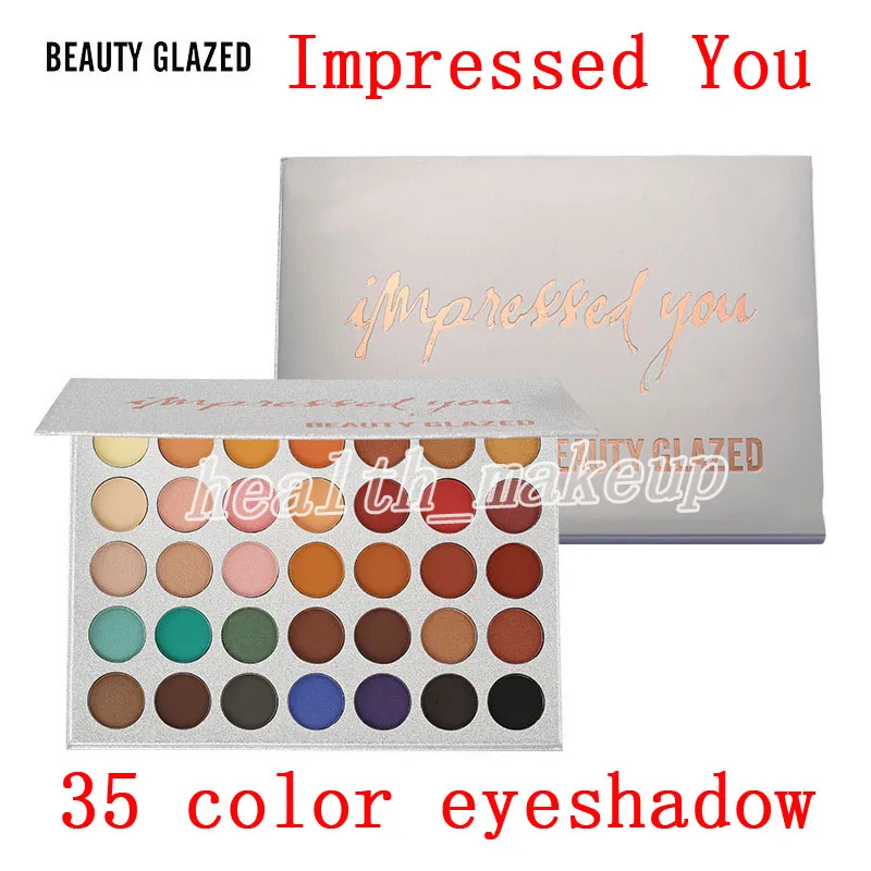 Palette de maquillage Beauty Glazed Eyeshadow Palette 35 Color Impressed You Matte shimmer Palette de fards à paupières beauté vitré Brand Cosmetics