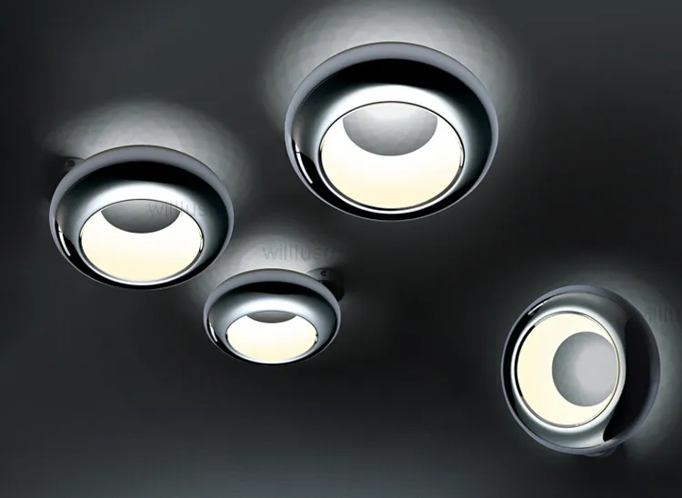 Noovo aura LED cercle applique murale UFO applique murale lumière chrome cuivre maison salle à manger chambre restaurant hôtel éclairage de chevet