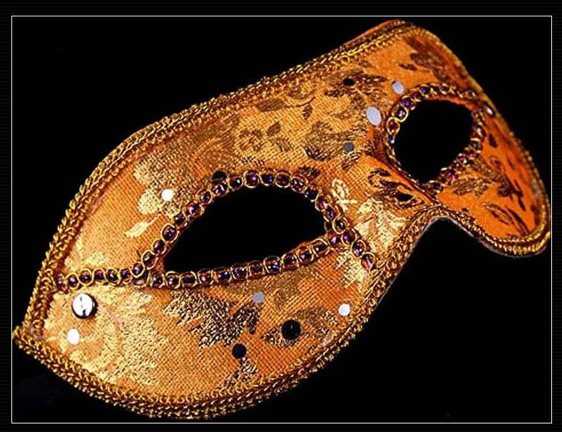 Yarım Yüz Rhinestone Dantel Maske Venedik Maske Cadılar Bayramı dekorasyon noel Partisi Topu Maske Masquerade Dans SN148