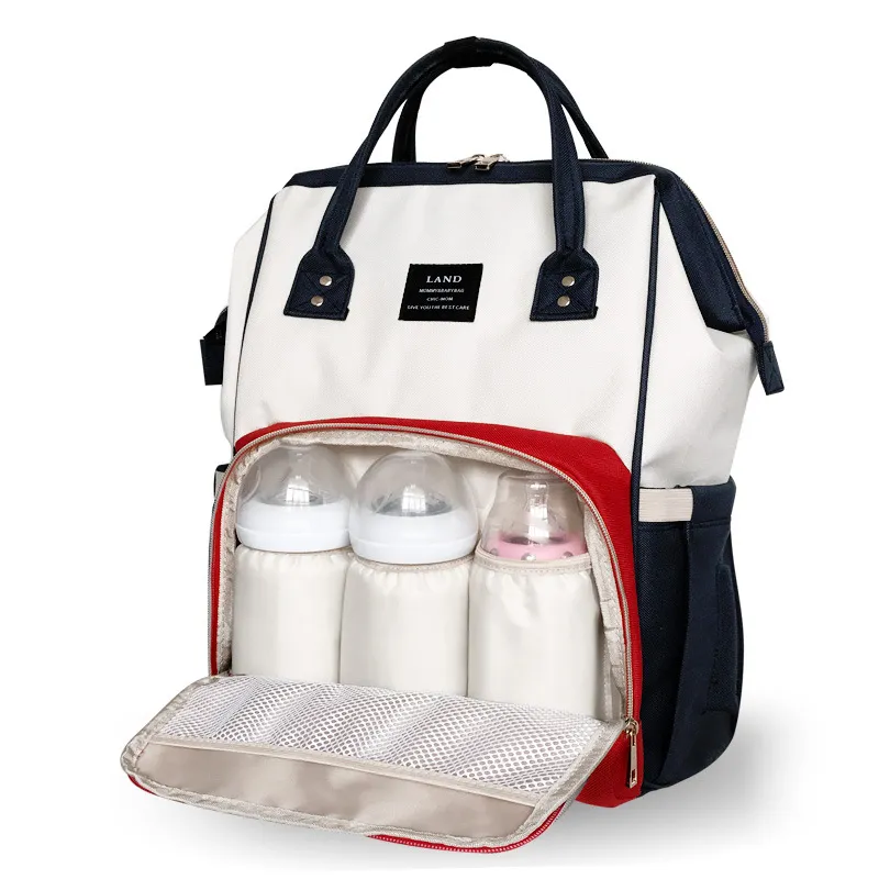 ランドミイラマタニティナッピーおむつショルダーバッグ大容量マタニティ女性バックパック旅行デンガー看護屋外屋外の屋外バッグ