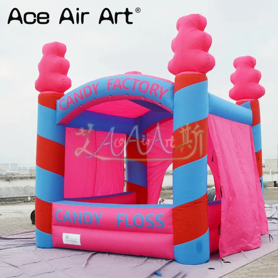 High Quality Inflatable Marshmallow and Candy Booth Kiosk Bar Carnival Party Concession Tent for Event on Sale