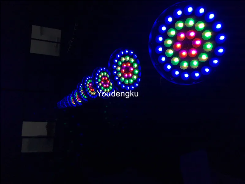 6 adet hareketli kafa led zoom ışığı 36x18w rgbwauv 6in1 lir LED yıkama hareket ettiren sahne partisi disko bar kulübü aydınlatmaları