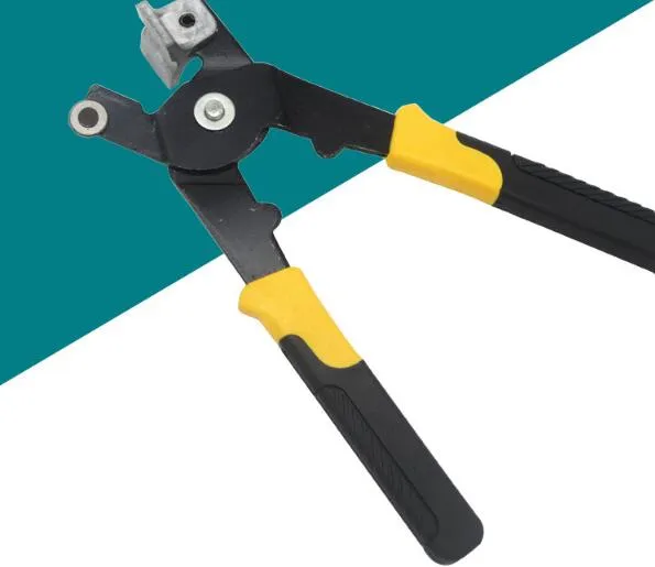 Högkvalitativ Professionell 8 tums Tile Nipper Roller Head Ceramic Tiles Clamp Nippers Nibblers Tänger Skär Edge Corner Cutting Plier