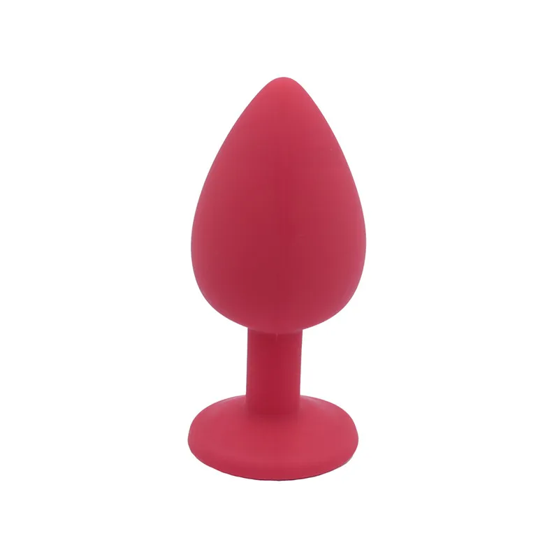 Silicone Anal Beads 3 Size Anal Plug Butt Plug With Crystal Jewelry Anal Sex Toys For Women Men Gay AV Toys6604883